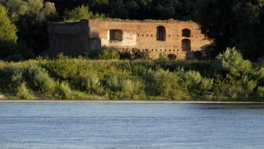 Ruiny Zamku Dybów w Toruniu. Fot. PAP/M. Rozwadowski