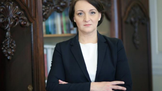 Wiceminister kultury i dziedzictwa narodowego Magdalena Gawin. Fot. PAP/L. Szymański