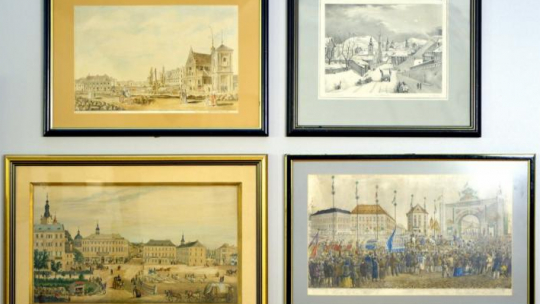 Wystawa "Lwów w grafice" w Muzeum Okręgowym w Rzeszowie. Fot. PAP/D. Delmanowicz 
