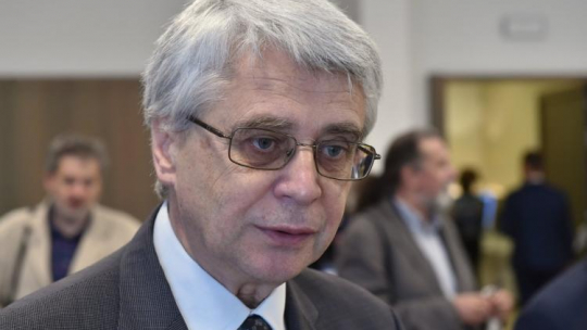 Prof. Jacek Purchla - przewodniczący 41. sesji UNESCO w Krakowie i przewodniczący Polskiego Komitetu ds. UNESCO. Fot. PAP/J. Bednarczyk