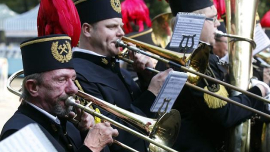 Międzynarodowy Festiwal Orkiestr Dętych w Rudzie Śląskiej. Fot. PAP/A. Grygiel