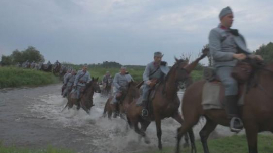 Trwają zdjęcia do filmu o żołnierzach Legionów Piłsudskiego. Źródło: serwis wideo PAP