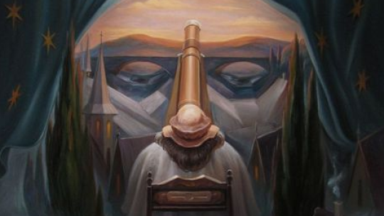 Oleg Shupliak, "Mikołaj Kopernik". Źródło: Muzeum Ziemi Lubuskiej