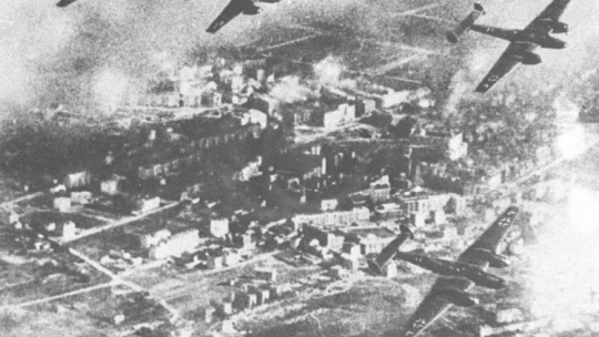 Samoloty niemieckie nad Polską. Wrzesień 1939. Fot. PAP/reprodukcja