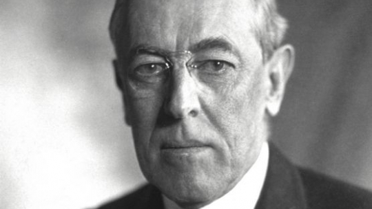 Prezydent USA Thomas Woodrow Wilson. Źródło: Wikimedia Commons