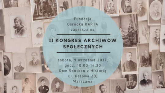 II Kongres Archiwów Społecznych