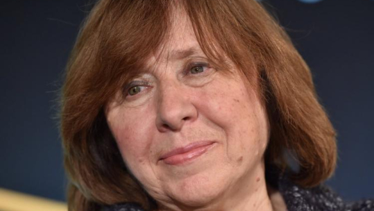Białoruska pisarka i dziennikarka Swietłana Aleksijewicz. Fot. PAP/J. Bednarczyk