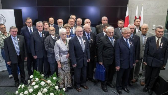 Uhonorowani Krzyżami Wolności i Solidarności. Lublin, 25.09.2017. Fot. PAP/W. Pacewicz 