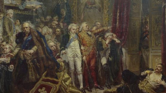  Obraz Jana Matejki pt. "Rejtan - Upadek Polski". Fot. PAP/Reprodukcja