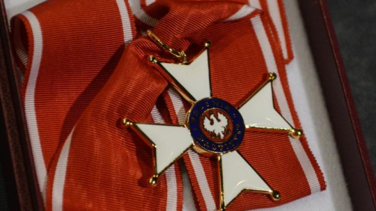 Krzyż Komandorski Orderu Odrodzenia Polski. Fot. PAP/J. Kamiński 