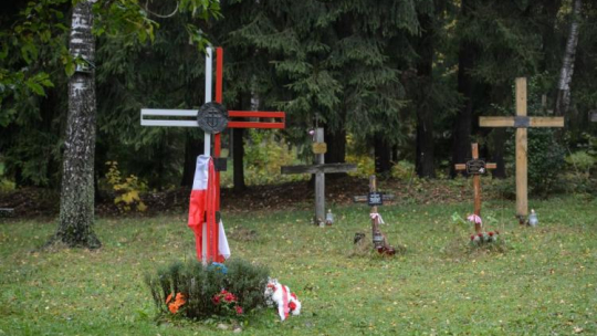 Uroczysko Kuropaty. 11.10.2017. Fot. PAP/W. Pacewicz