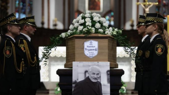Uroczystości pogrzebowe Stanisława Wyganowskiego w Bazylice Archikatedralnej św. Jana Chrzciciela w Warszawie. Fot. PAP/T. Gzell 