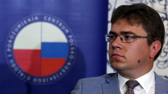 Zastępca dyrektora Centrum Polsko-Rosyjskiego Dialogu i Porozumienia Łukasz Adamski. 08.2017. Fot. PAP/T. Gzell