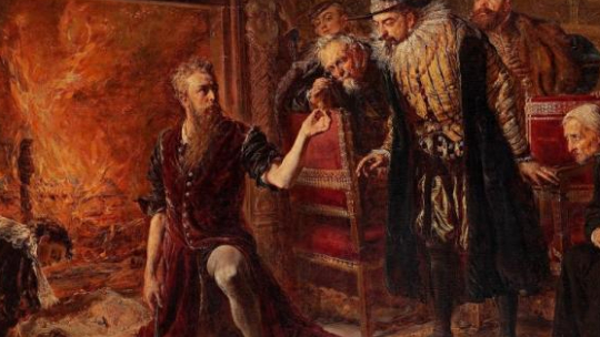 Obraz „Alchemik Sędziwój” Jana Matejki ze zbiorów Muzeum Sztuki w Łodzi. Źródło: Wikimedia Commons