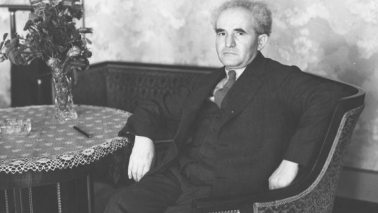 Dawid Ben Gurion. 1936 r. Fot. NAC
