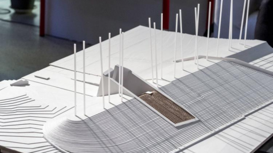 Zwycięski projekt pomnika Ofiar Deportacji Mieszkańców Górnego Śląska do Związku Sowieckiego w 1945 r., autorstwa Michała Dąbka i Jana Kuki. Fot. PAP/A. Grygiel