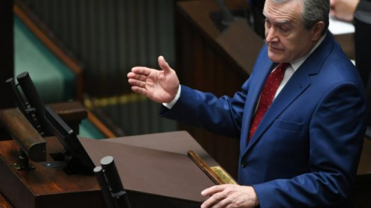 Wicepremier, minister kultury Piotr Gliński. 09.2017. Fot. PAP/B. Zborowski