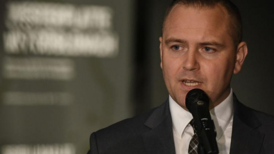 Dyrektor Muzeum II Wojny Światowej w Gdańsku Karol Nawrocki. Fot. PAP/R. Jocher