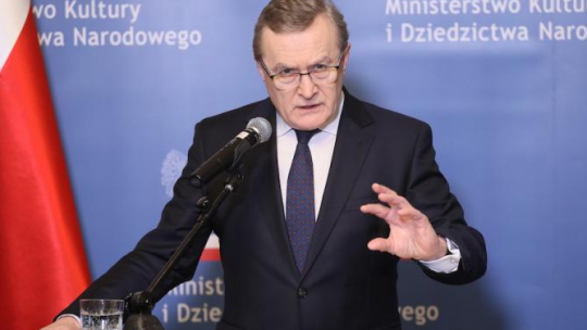 Wicepremier, minister kultury i dziedzictwa narodowego Piotr Gliński. Fot. PAP/P. Supernak