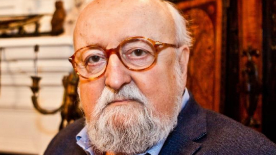 Kompozytor, dyrygent i pedagog muzyczny Krzysztof Penderecki. Fot. PAP/M. Kłoś
