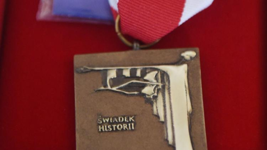 „Świadek Historii” - honorowe wyróżnienie przyznawane przez IPN. Fot. PAP/R. Pietruszka