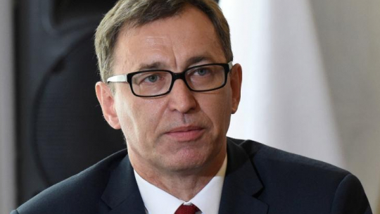 Prezes Instytutu Pamięci Narodowej Jarosław Szarek. Fot. PAP/R. Pietruszka