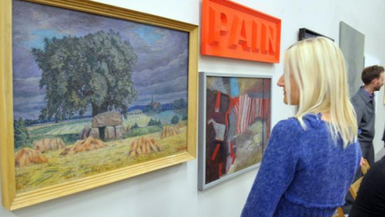 Wystawa "Szczecińskie awangardy" w Muzeum Narodowym w Szczecinie. Fot. PAP/M. Bielecki