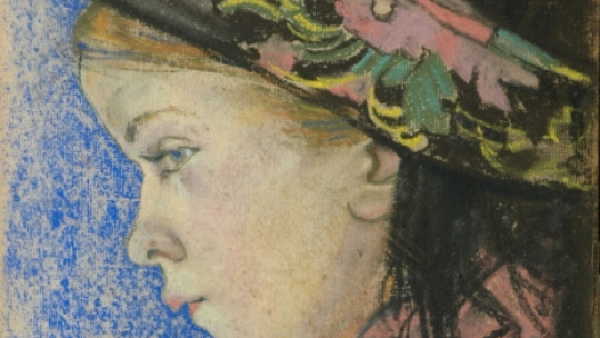 Stanisław Wyspiański, Dziewczynka. Źródło: Muzeum Regionalne w Stalowej Woli