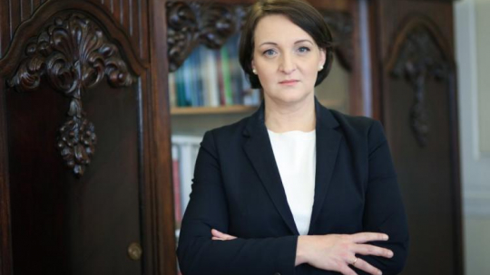 Wiceminister kultury i dziedzictwa narodowego Magdalena Gawin. Fot. PAP/L. Szymański