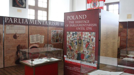 Wystawa "Polska - tradycje parlamentaryzmu do 1791 roku". Źródło: Muzeum w Piotrkowie Trybunalskim.