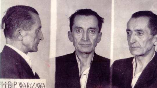 Gen. August Emil Fieldorf "Nil" - zdjęcie MBP z 1950 r. Źródło: Archiwum IPN