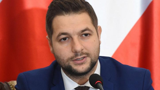 Wiceminister sprawiedliwości Patryk Jaki. Fot. PAP/R. Pietruszka 
