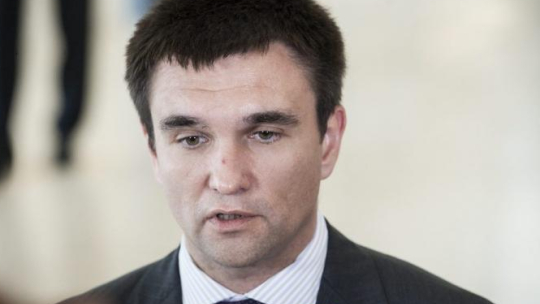 Szef ukraińskiego MSZ Pawło Klimkin. Fot. PAP/EPA