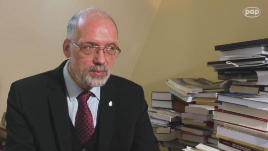 Prof. Andrzej Nowak. Fot. Serwis Wideo PAP