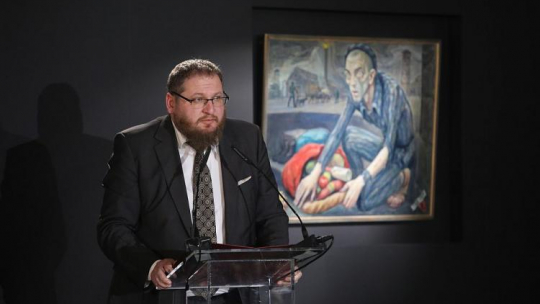 Dyrektor Muzeum Auschwitz Piotr Cywiński. Fot. PAP/S. Rozpędzik