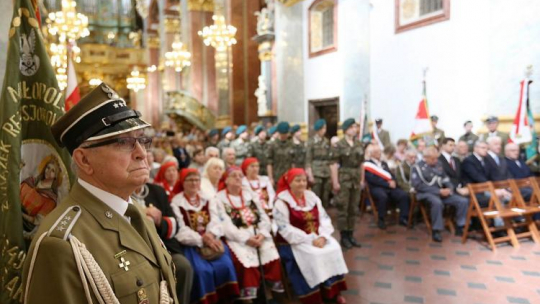 Na Jasną Górę przybyła Pielgrzymka Związku Represjonowanych Politycznie byłych Żołnierzy-Górników. Częstochowa, 30.04.2018. Fot. PAP/W. Deska