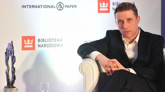 Paweł Sołtys "Pablopavo", laureat Nagrody Literackiej im. Marka Nowakowskiego. Fot. PAP/B. Zborowski