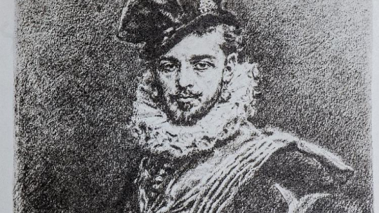 Henryk Walezy - rysunek Jana Matejki. Fot. PAP/Reprodukcja