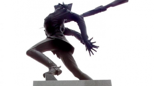 Pomnik Katyński w Jersey City. Fot. PAP/EPA