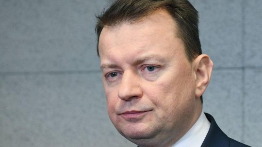 Minister obrony narodowej Mariusz Błaszczak. Fot. PAP/R. Pietruszka