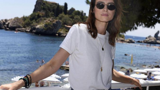 Kasia Smutniak. Taormina, 30.06.2018. Fot. PAP/EPA