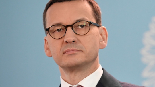 Premier Mateusz Morawiecki. Fot. PAP/M. Obara
