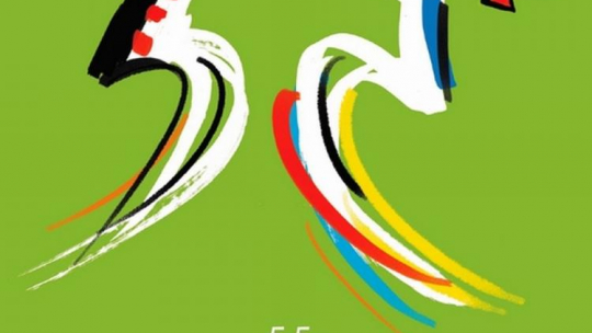 Plakat 55. Tygodnia Kultury Beskidzkiej. Źródło: Regionalny Ośrodek Kultury w Bielsku-Białej