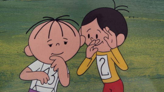 Kadr z filmu animowanego "Bolek i Lolek", produkowanego w latach 1963-1964 przez studio filmowe w Bielsku-Białej. Fot. PAP/B. Różyc