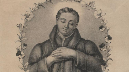 Św. Stanisław Kostka. Źródło: CBN Polona