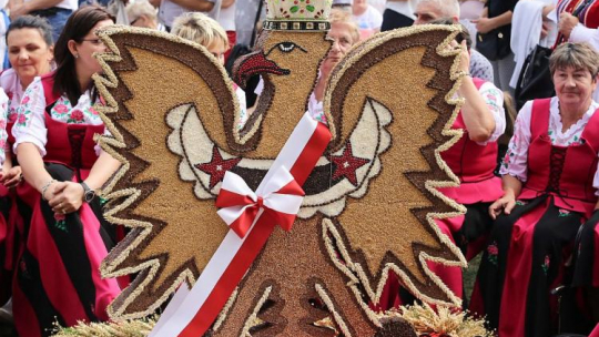 Główne uroczystości Dożynek Jasnogórskich i Ogólnopolskiej Pielgrzymki Rolników na Jasnej Górze. 02.09.2018. Fot. PAP/W. Deska