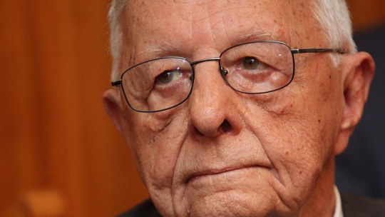 Prof. Stanisław Juchnowicz - przewodniczący Społecznego Komitetu Budowy Pomnika AK. Fot. PAP/J. Bednarczyk