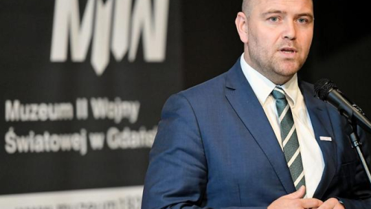 Dyrektor Muzeum II Wojny Światowej w Gdańsku dr Karol Nawrocki. 07.2018. Fot. PAP/A. Warżawa