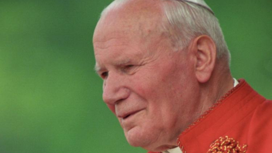 Papież Jan Paweł II, 1995. Fot. PAP/P. Kopczyński 