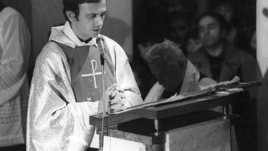 Ksiądz Jerzy Popiełuszko. Fot. PAP/W. Kryński